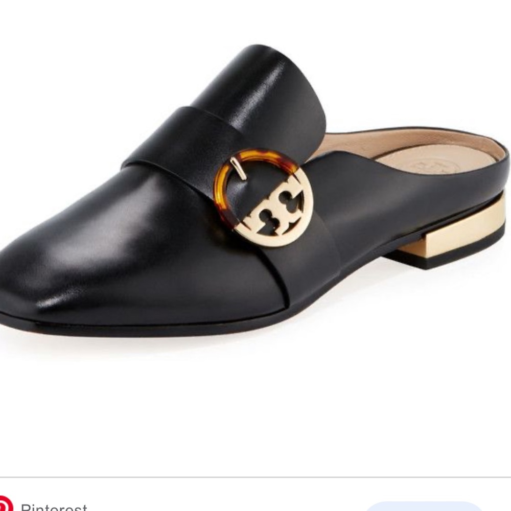 Tory Burch Sidney Loafer/ Mule black leather 8.5